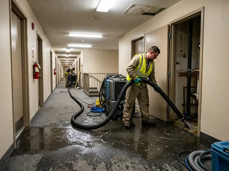 multi-unit-apartment-hallway-f-005 — frequently asked questions, Emergency Burst Pipe Water Extraction & Removal in Garner,…